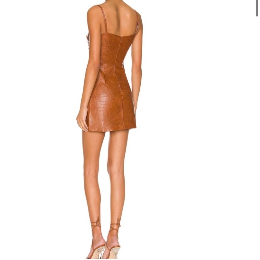 Bardot Brown Mini Dress - Picture 4 of 7